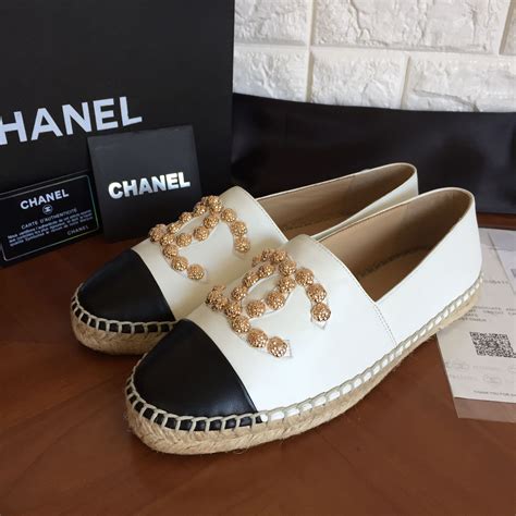 espadrilles femme chanel|chanel espadrilles outlet.